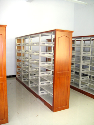 Fei Hu双面双柱层橡木书? width=